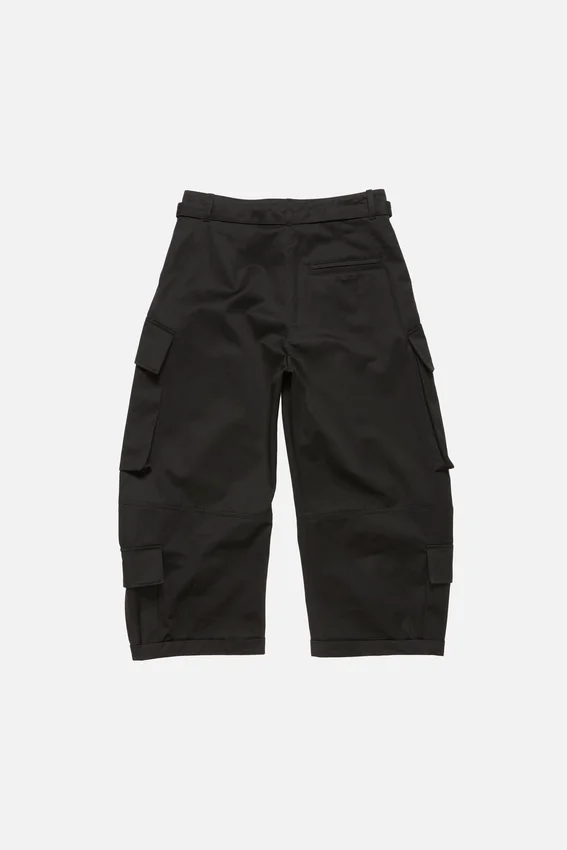 Twill cargo trousers