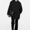 Twill jacket with hood