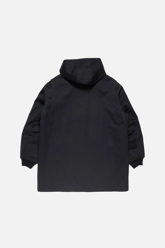 Twill jacket with hood