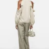 Twill trousers with belt