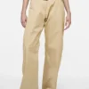 Twill trousers with belt
