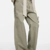 Twill trousers with belt