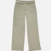 Twill trousers with belt