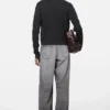 V-neck wool cardigan