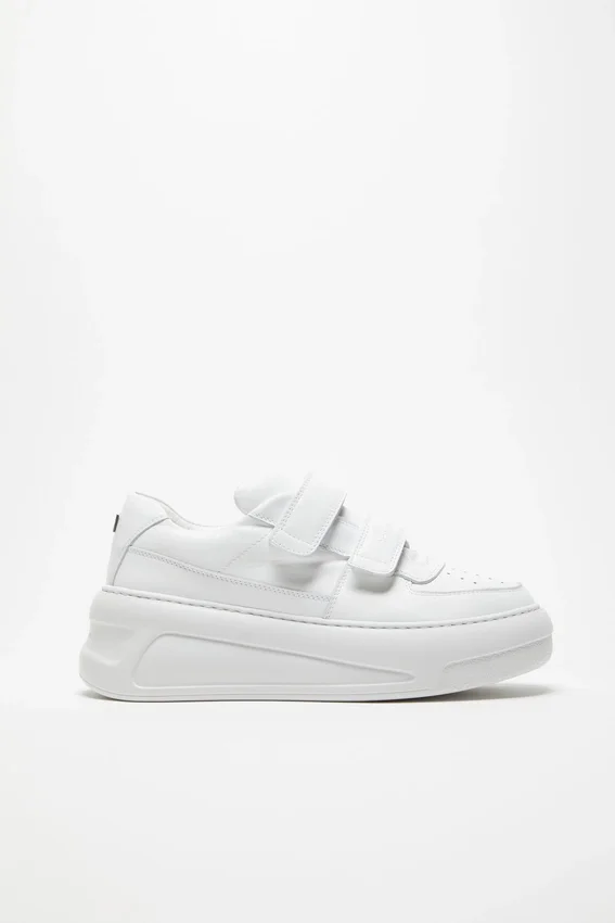 Velcro strap platform sneakers