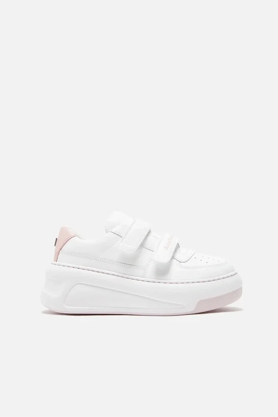 Velcro strap platform sneakers