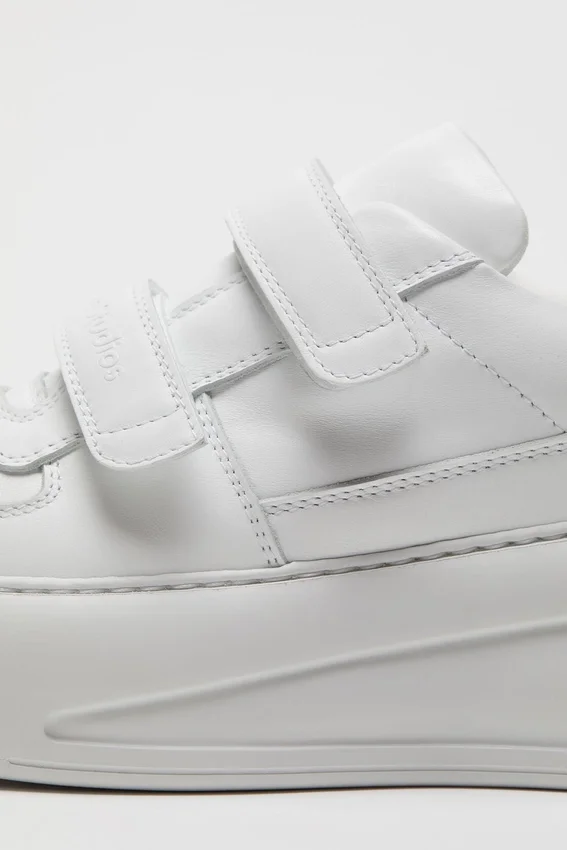 Velcro strap platform sneakers