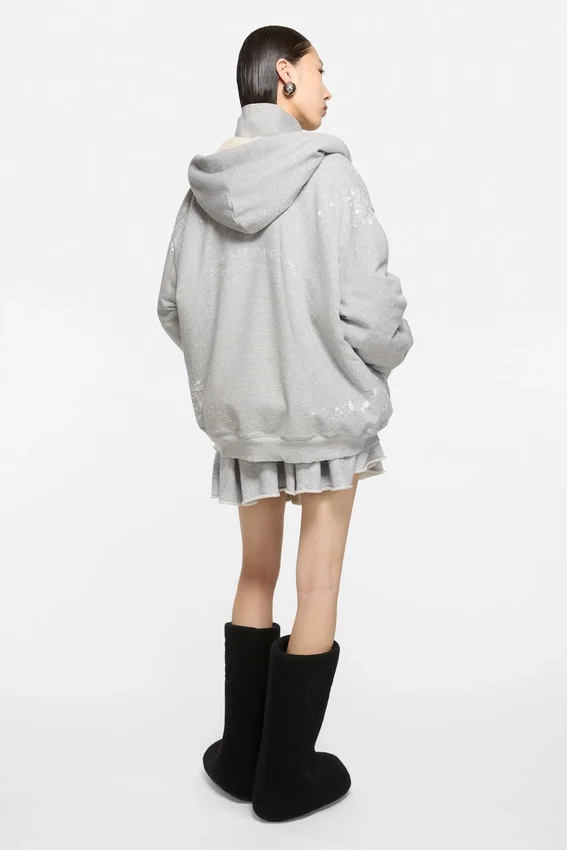 Vintage fleece logo hoodie