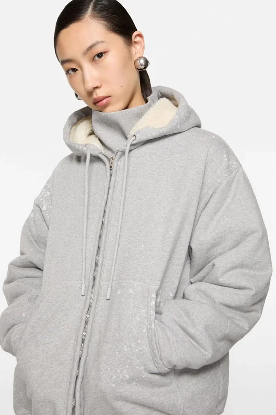 Vintage fleece logo hoodie