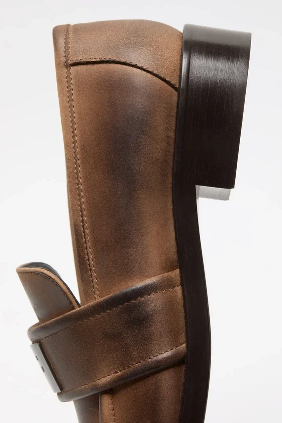 Vintage leather loafers