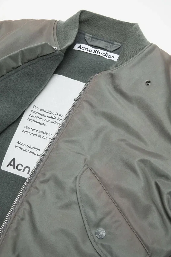 Washed bomber jacket