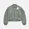 Washed bomber jacket