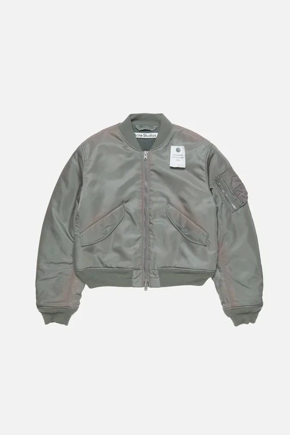 Washed bomber jacket