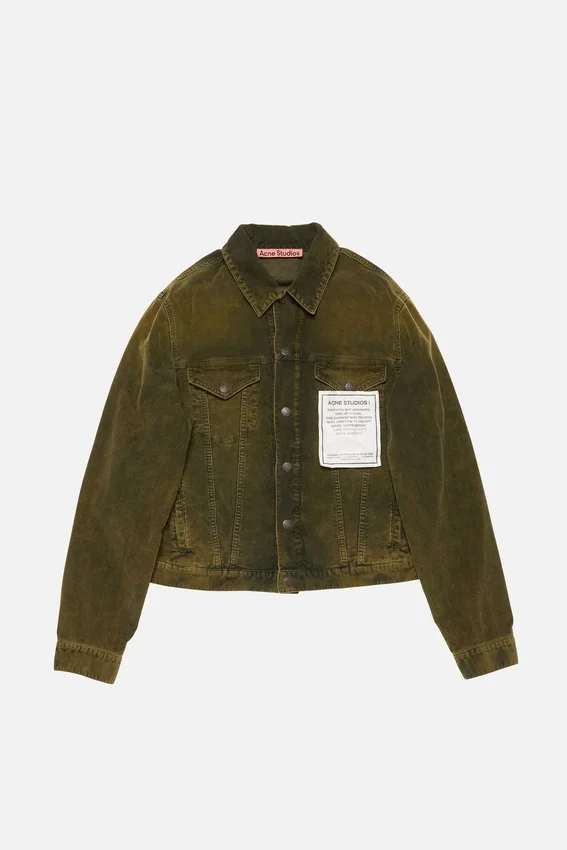 Washed corduroy jacket