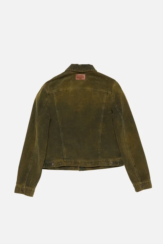 Washed corduroy jacket