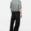 Washed cotton trousers