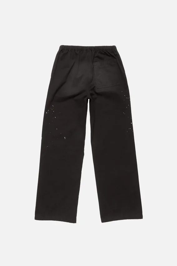 Washed cotton trousers