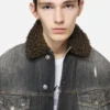 Washed denim jacket