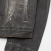 Washed denim jacket