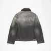 Washed denim jacket
