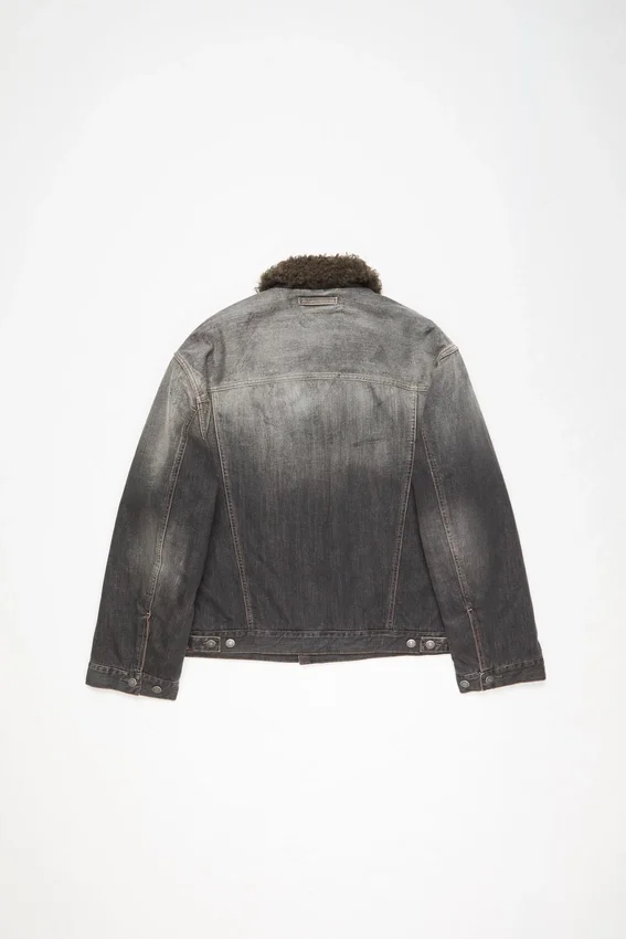 Washed denim jacket