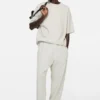 Washed fleece sweatpants