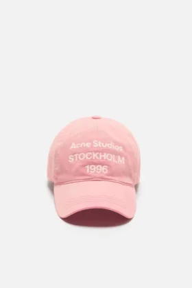 Washed logo baseball cap