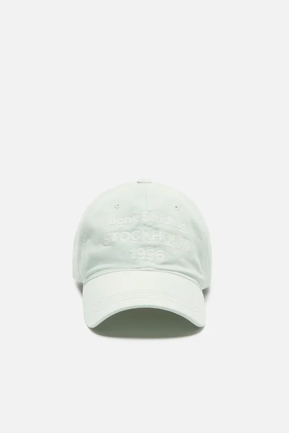 Washed logo baseball cap
