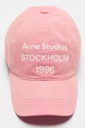 Washed logo baseball cap