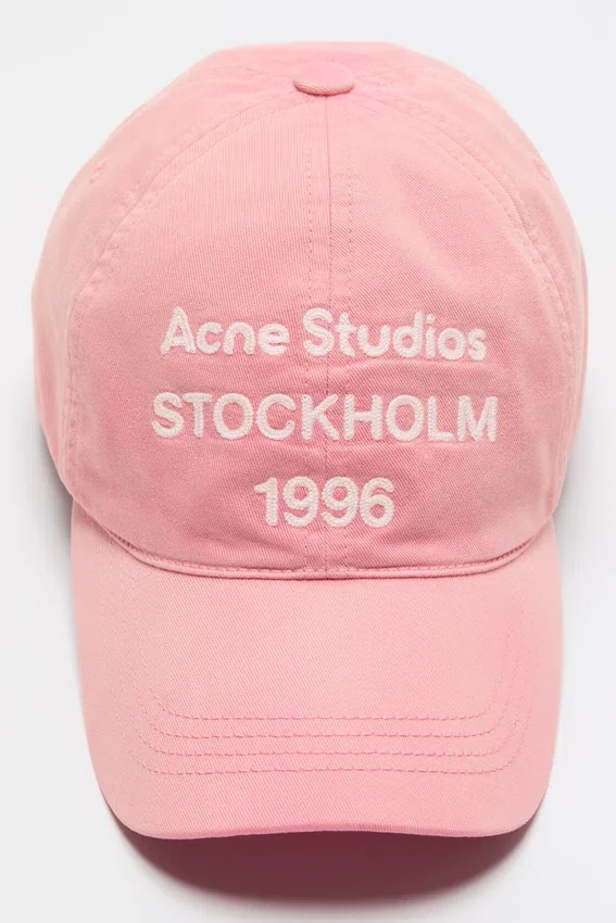Washed logo baseball cap
