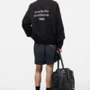 Washed logo jacket