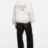 Washed logo jacket