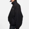 Washed logo jacket