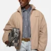 Washed logo jacket