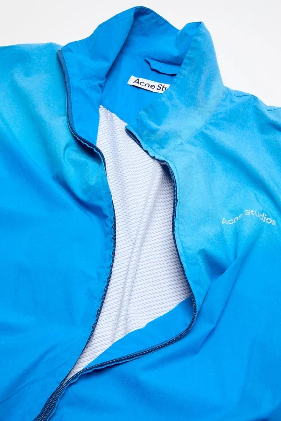 Washed logo jacket