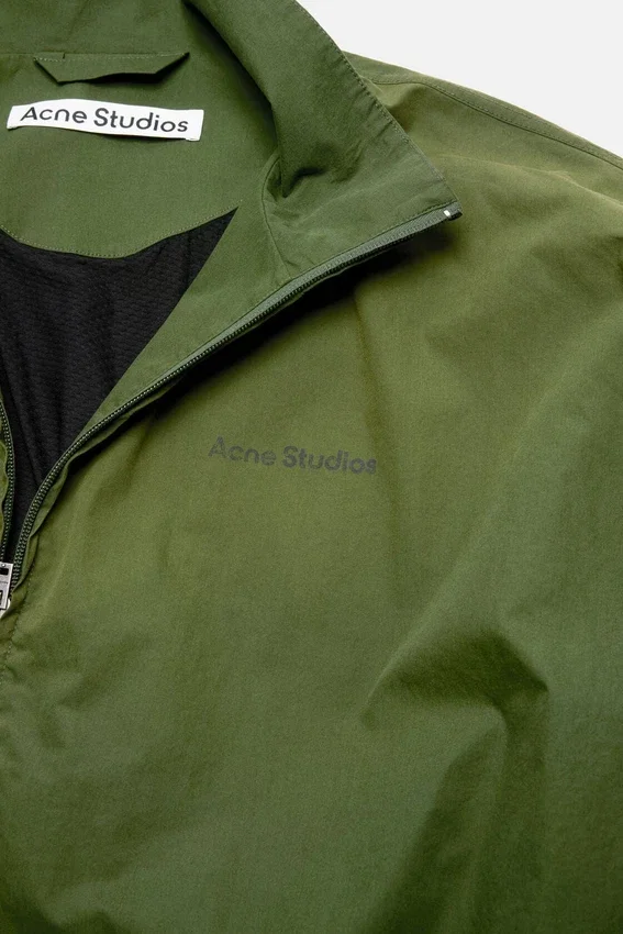 Washed logo jacket