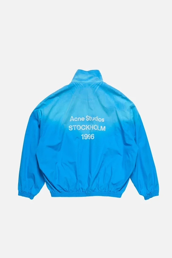 Washed logo jacket