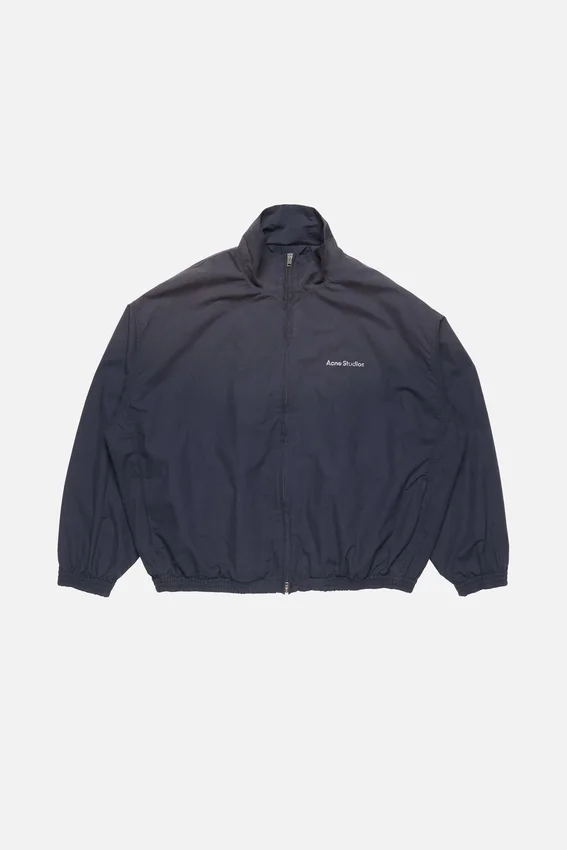 Washed logo jacket
