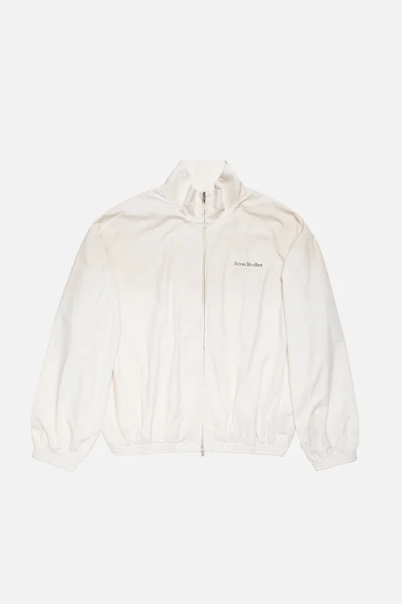 Washed logo jacket