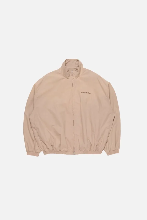 Washed logo jacket