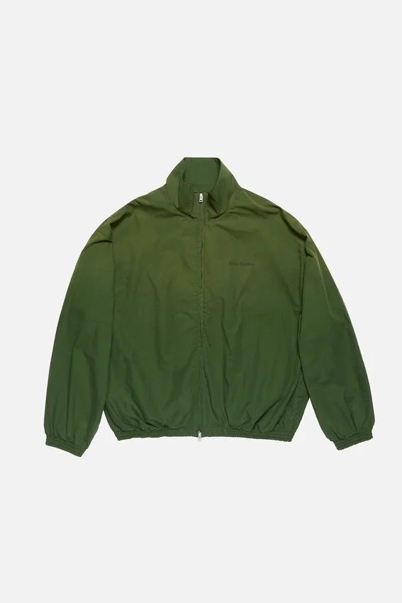 Washed logo jacket