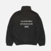 Washed logo jacket
