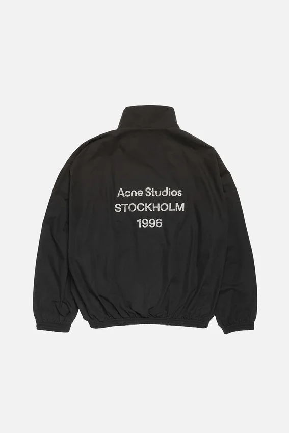 Washed logo jacket