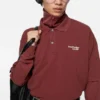 Washed logo polo