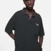 Washed logo polo