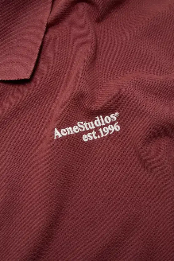 Washed logo polo