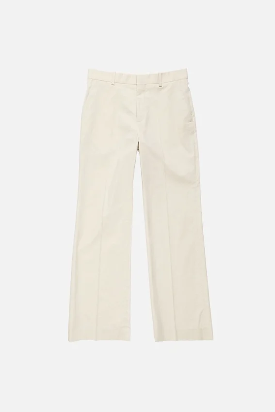 Washed tailored trousers