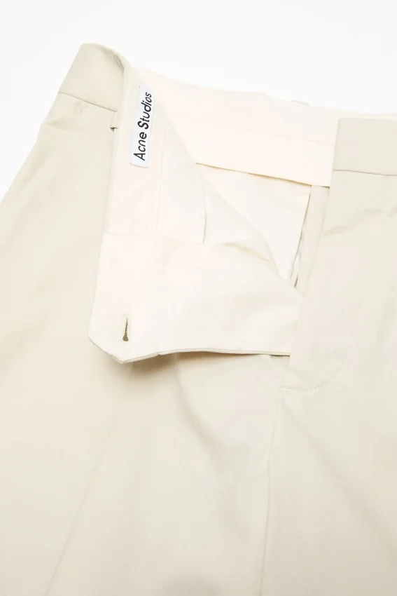 Washed tailored trousers