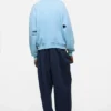 Washed zip-up cardigan