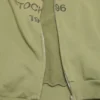 Washed zip-up cardigan